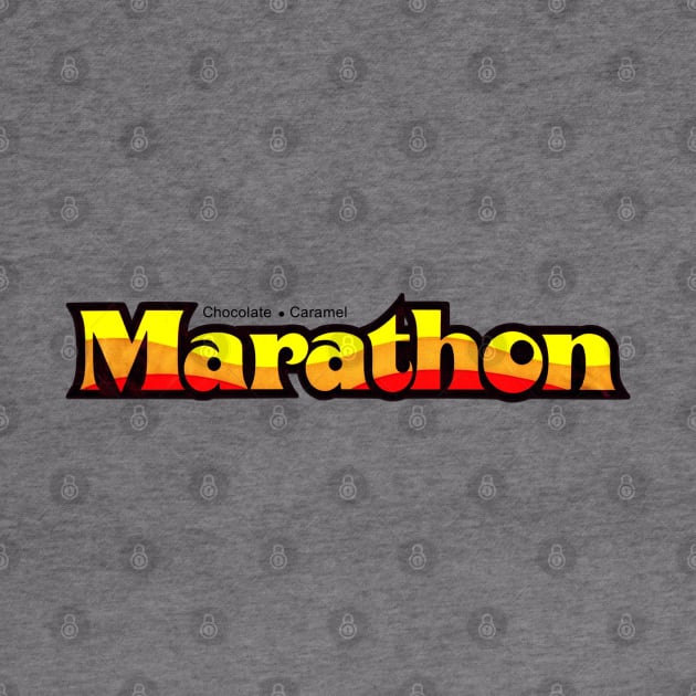 Marathon Bar (black text) by TeeShawn